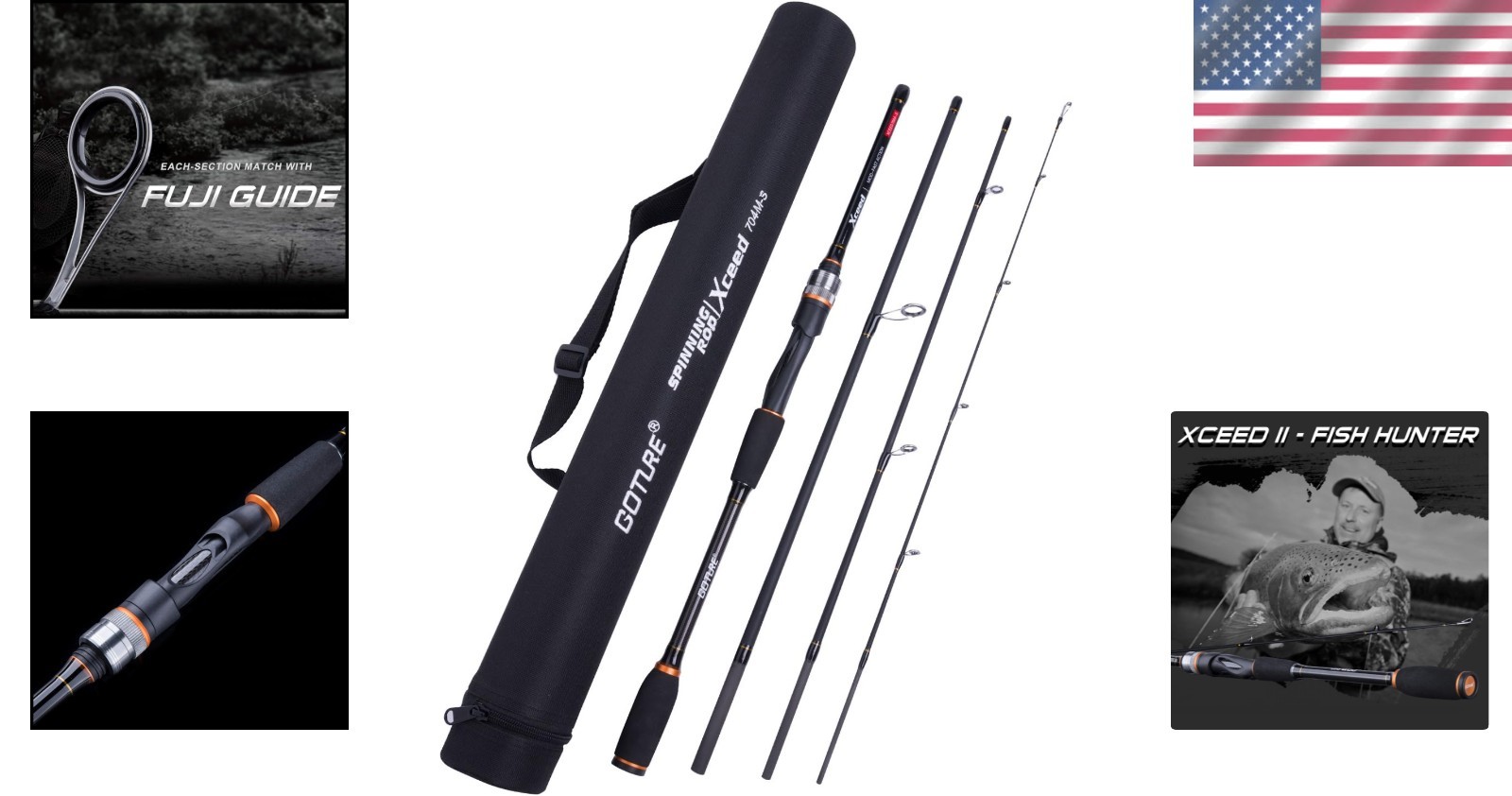 Sensitive & Strong 7ft Ultralight Fishing Rod – Ideal for Saltwater Adventure