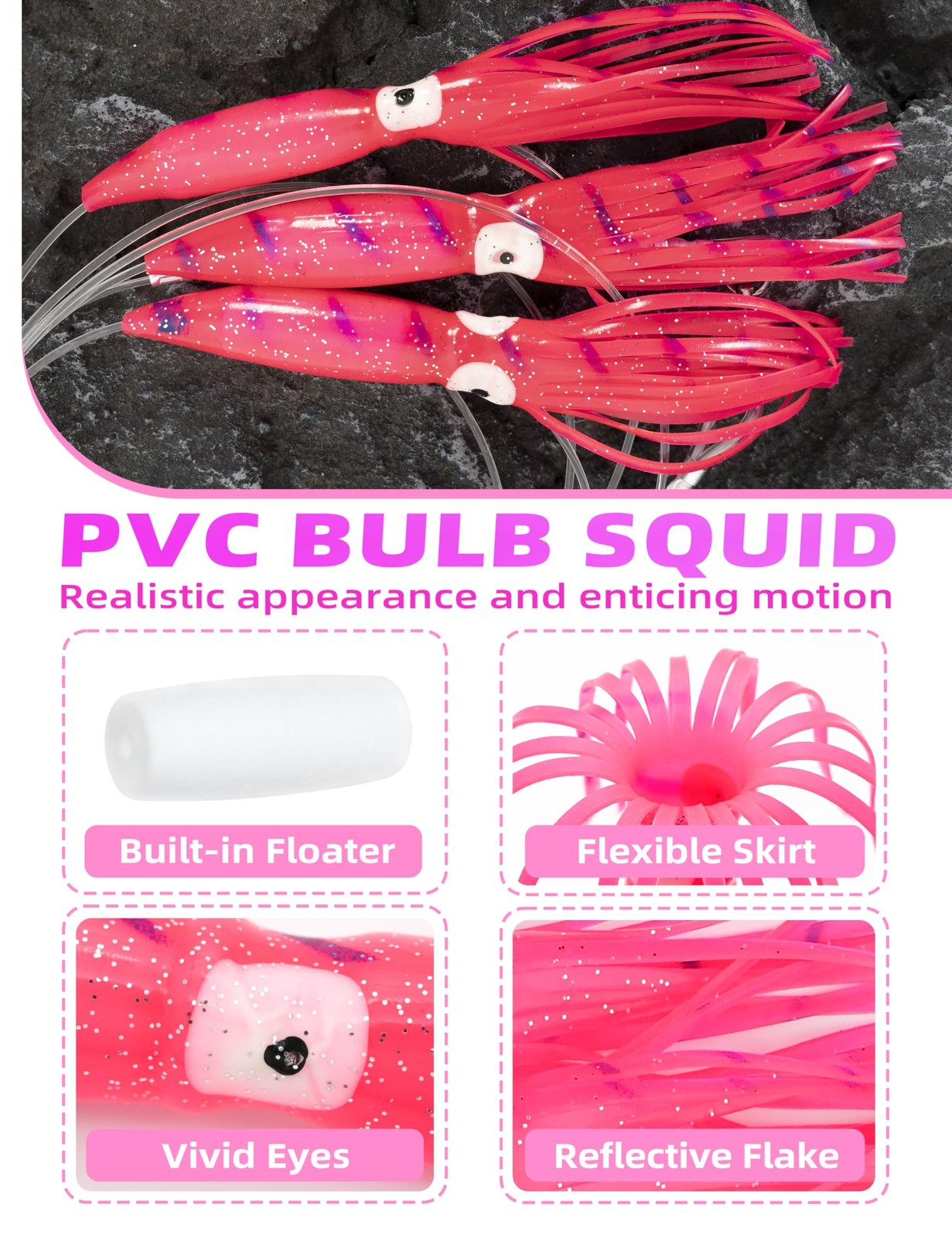 BLUEWING 18″ Upgraded Fishing Spreader Bar Port Walker Offshore Trolling Spre…