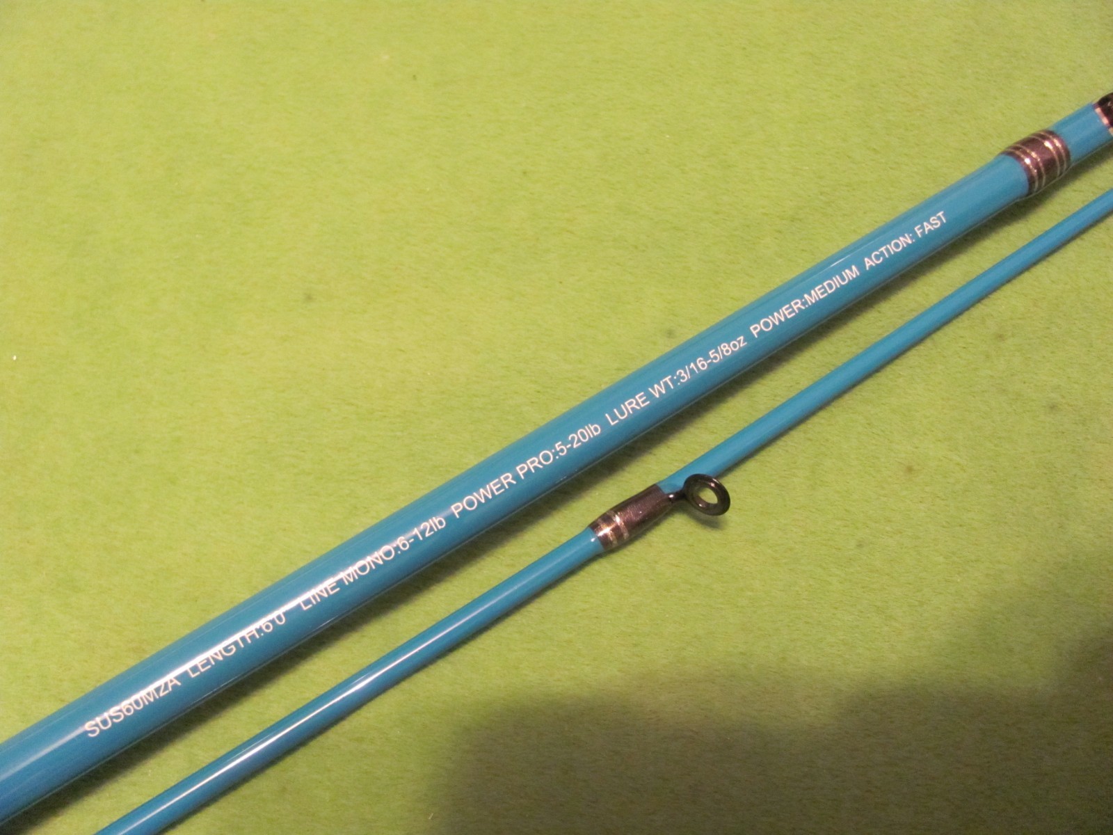 1 SHIMANO SELLUS 6′ 0″ Power Medium Action Fast Spinning 2-Piece Rod.