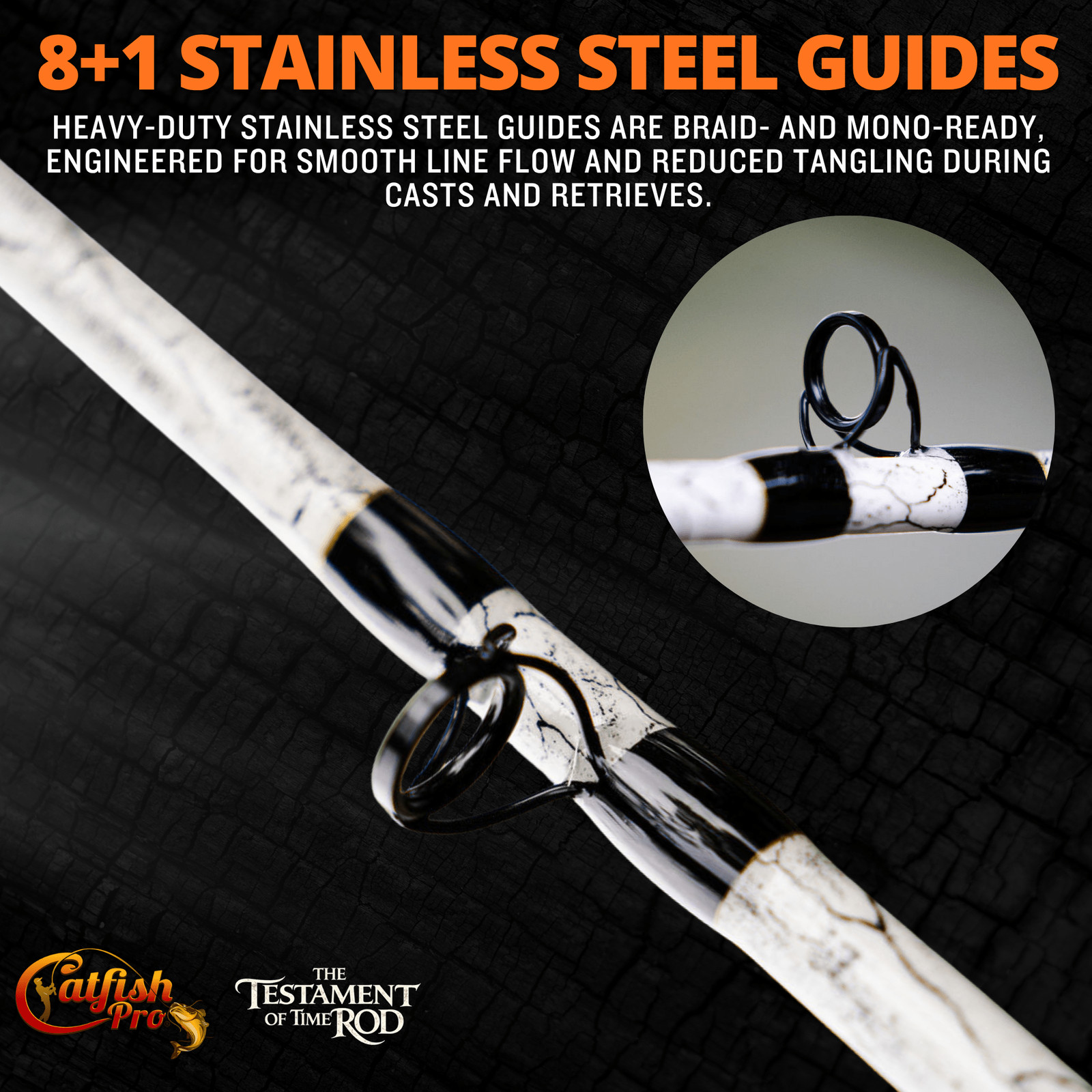 Catfish Pro 7’6″ Glow Casting Rod 1 of 220 The Testament of Time-Limited Edition