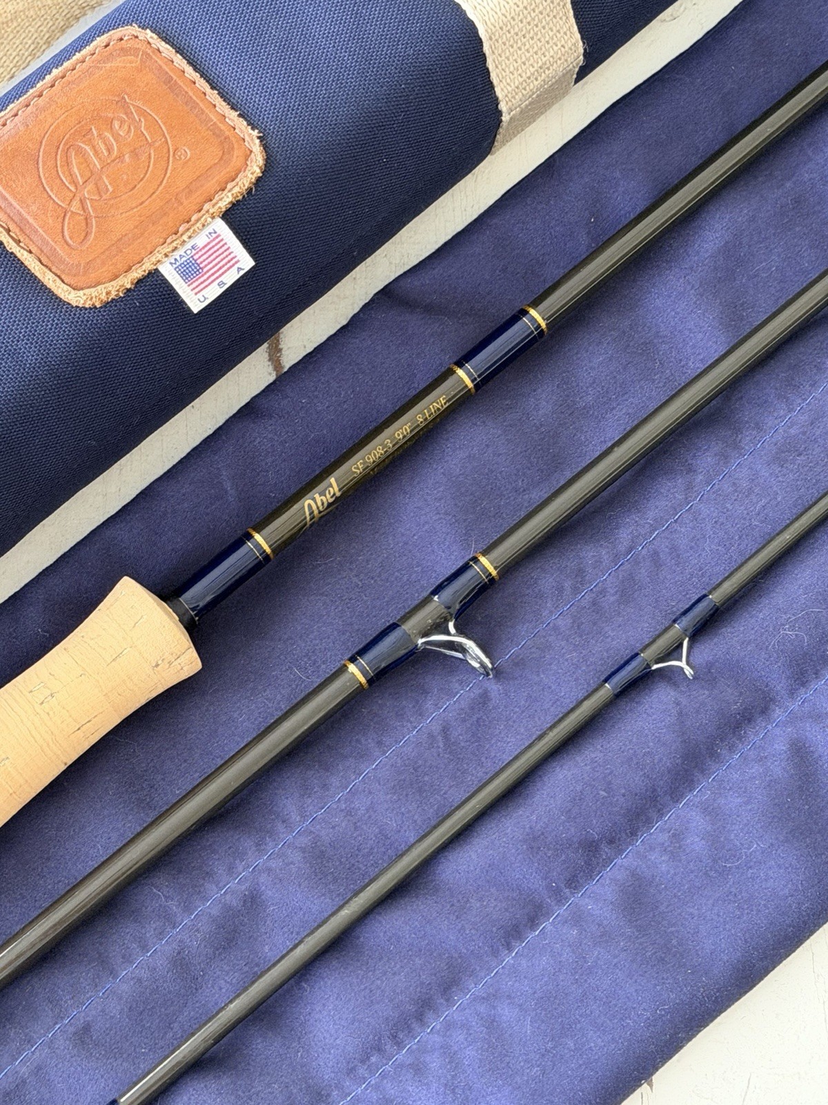 **BEAUTIFUL**🔥ABEL SF. 8wt 9’ft~3pc fly rod!!! 🔥~LEGENDARY~🔥