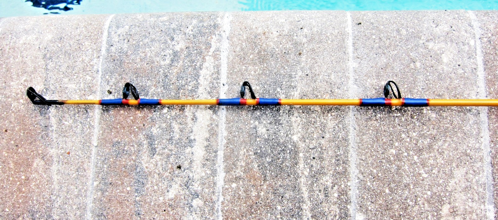 Custom SABRE Big-Game Live-Bait Stand-Up Rod: 6’6″; 15-40lb – VERY NICE COND!!!b