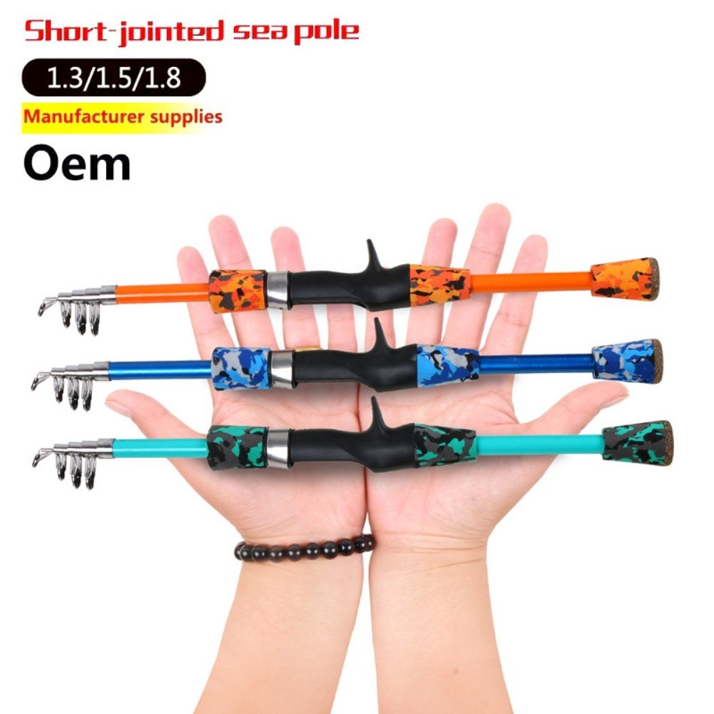 Children Fishing Pole Set with Fiberglass Rod Reel and Complete Fishing Kit