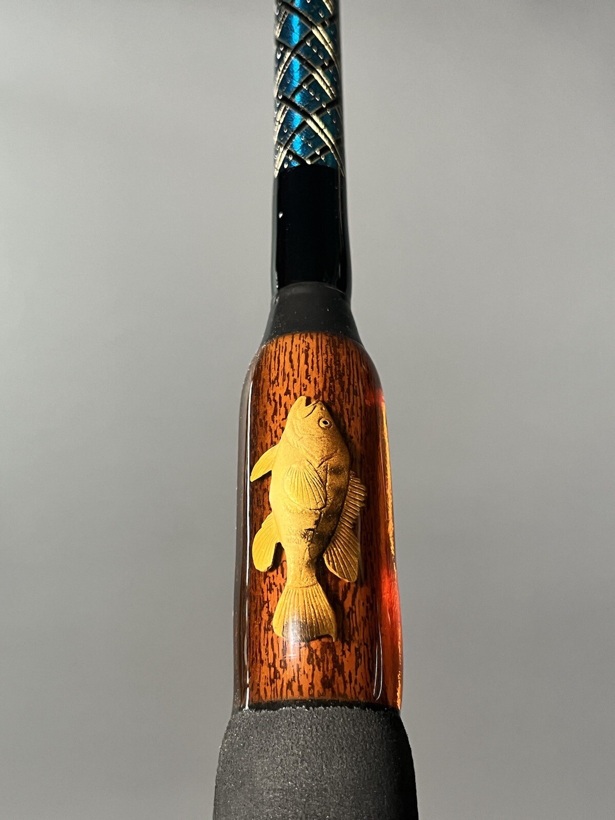 Jesse Buky Fishing Rod Custom Built Wrapped Heavy Duty Cat Nap Vintage
