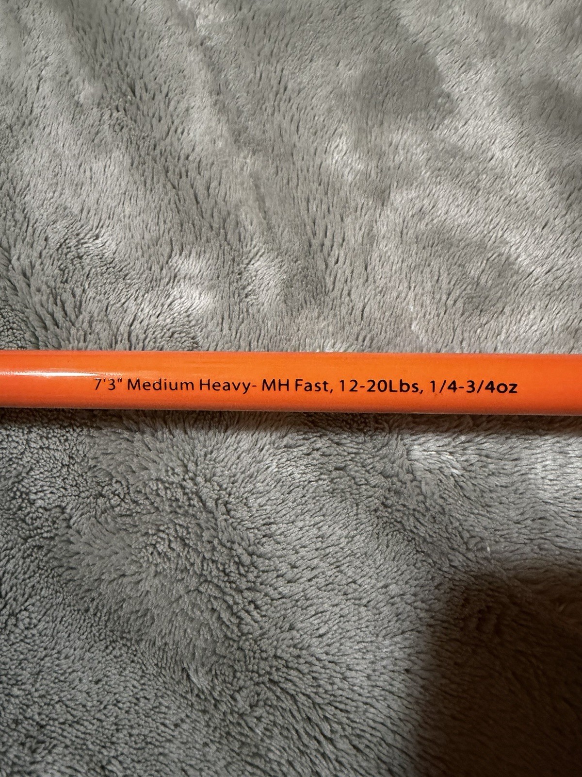 ALX Guntersville 7’3″ Casting Rod MH Fast 12-20lb 1/4-3/4oz Orange
