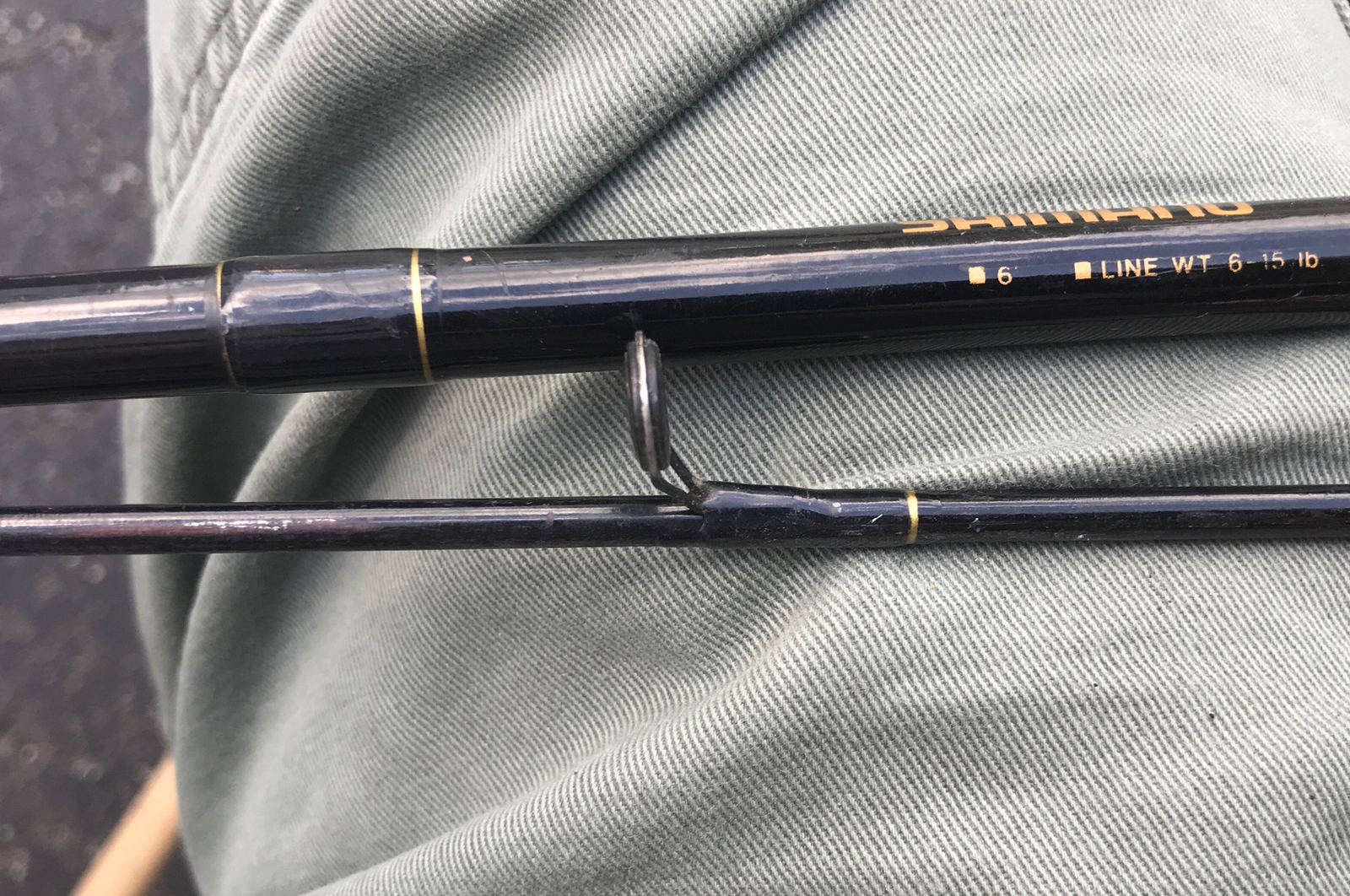 SHIMANO SPINNING Fishing ROD FX-2602 6’0” TWO-PIECE 6-15Lb.