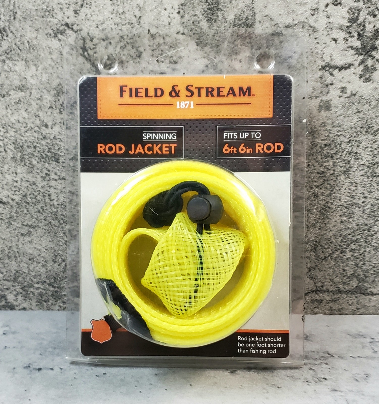 Field Stream Rod Sock Fits Rods Up To 6′ 6″ Spinning Rod Sleeve Protector NOS