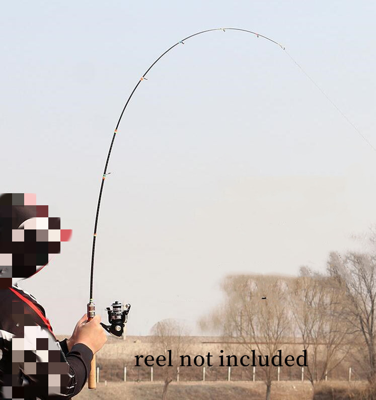 Trout Fishing Rod 1.68m 1.8m Portable Ultra Light Solid Tip Carbon Spinning Pole