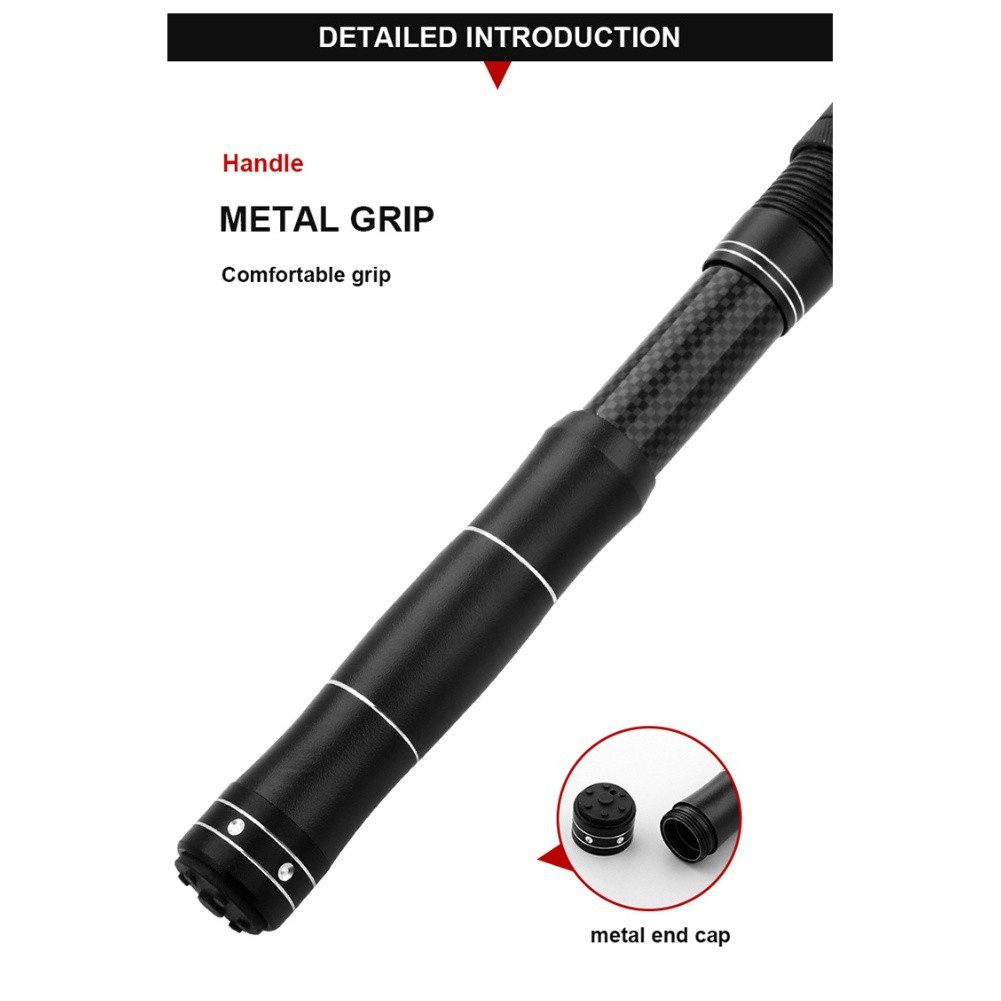 Portable Fishing Rod Travel Fishing Smooth Threading Guides Casting Compatible