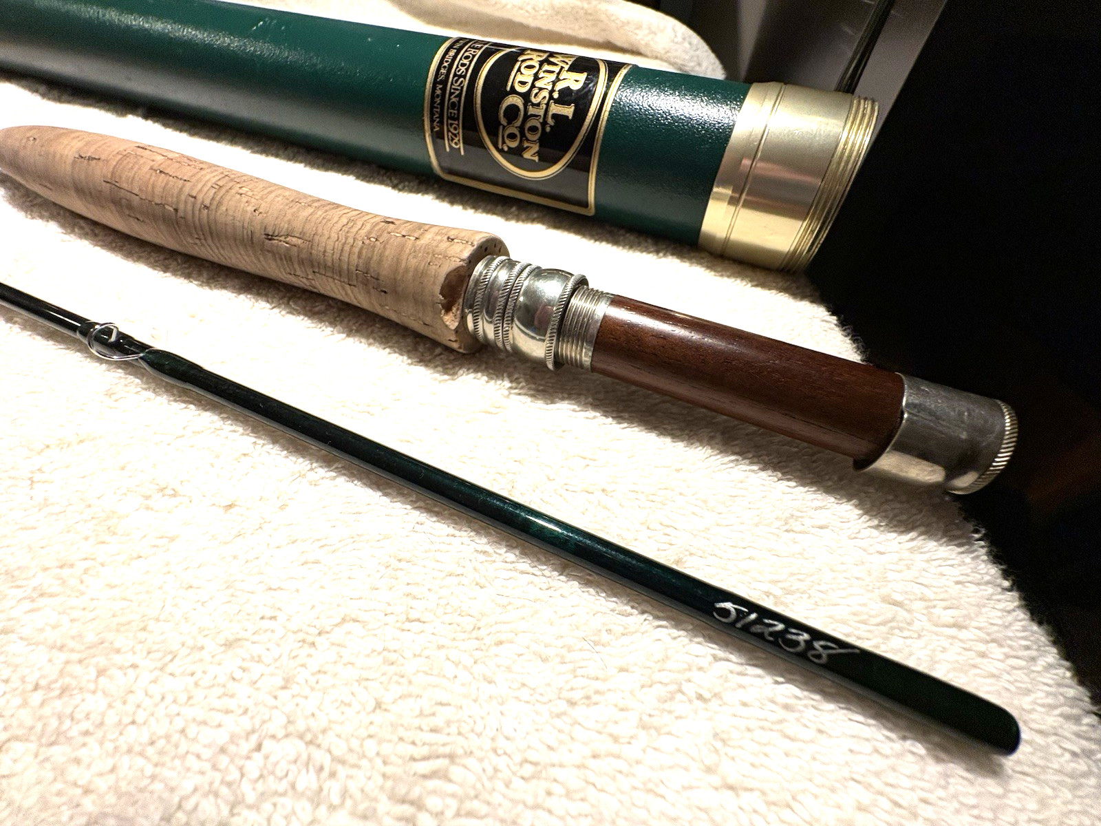 R.L.Winston IM6 8ft6in 4wt 2pc fly rod Post-1995 Morgan Period /Serial No 51xxx
