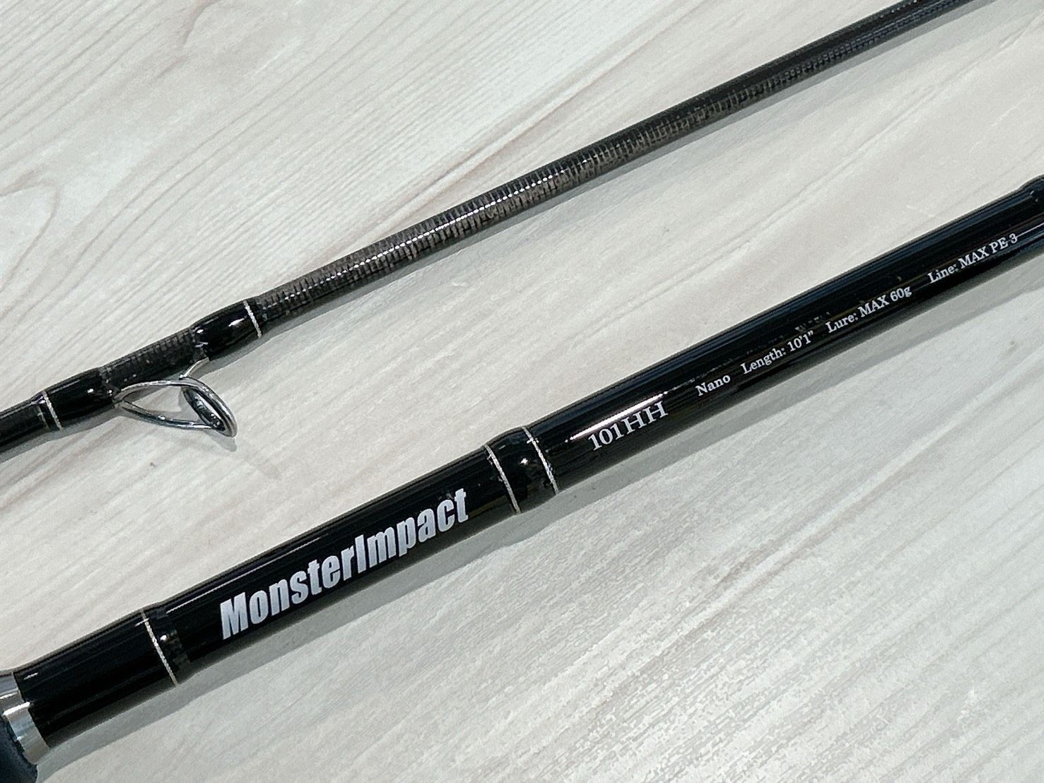 Ripple Fisher Monster Impact 101HH Used Fishing Rod with Guide Wear