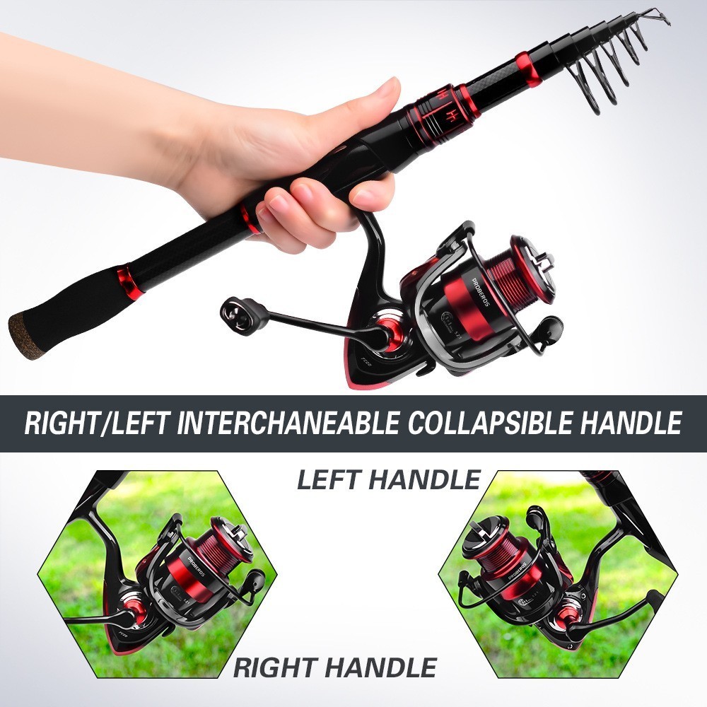 Professional Long-distance Casting Fishing Reel & Rod Combo Fiberglass Sea Rod