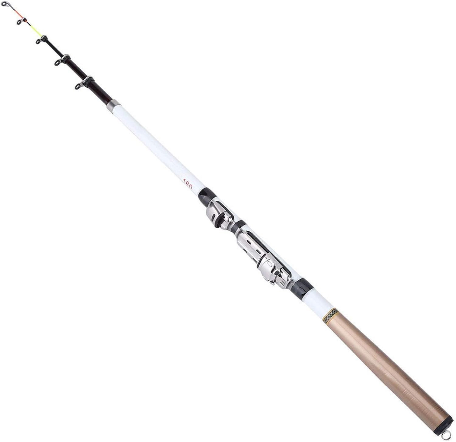 Telescopic Fishing Rod, High Strength Telescopic Fishing Pole Anti-Rust for R…