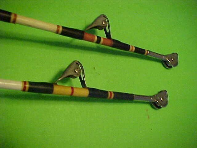 SEA ISLE 6 FOOT 10 INCH, 80 POUND CLASS TROLLING/FISHING RODS, PAIR OF 2 RODS