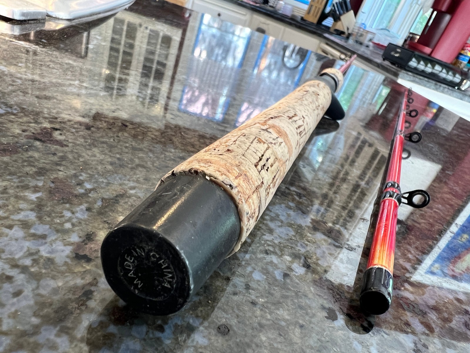 Lamiglas CGR 762 L Team Kokanee 7’6″ Rod Jared Johnson BROKEN TIP 4-8lb