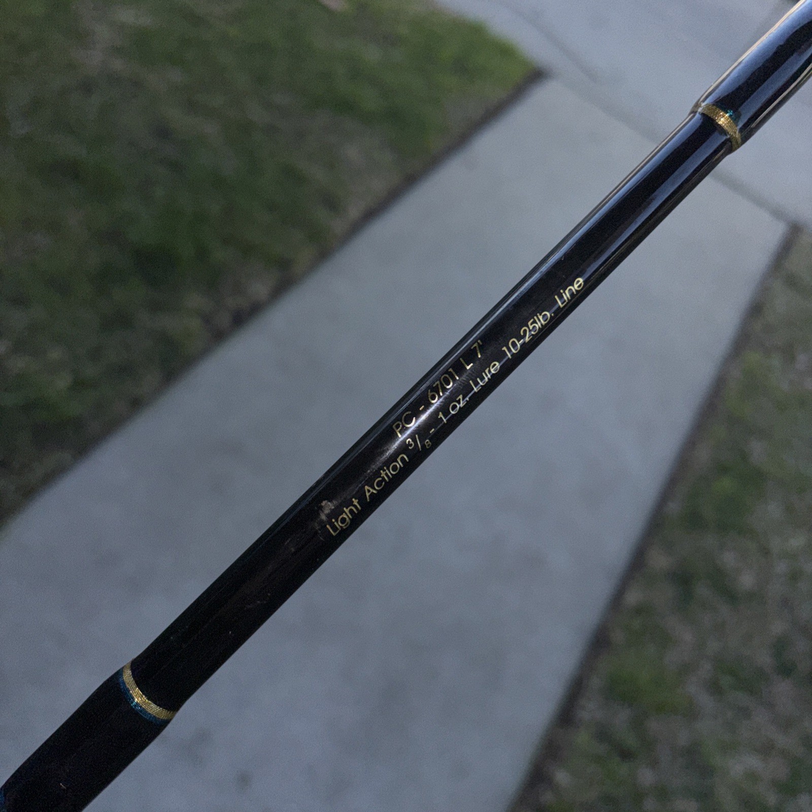 Penn Power Stick PC 6701 MH 7’ Light 3/8-1oz Lure 10-25lb Line Fishing Rod Pole