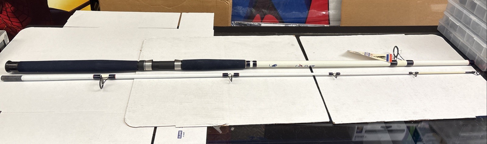 Eagle Claw Cat Claw Rod CC902HS 9’ Heavy Spinning Fishing Rod NOS