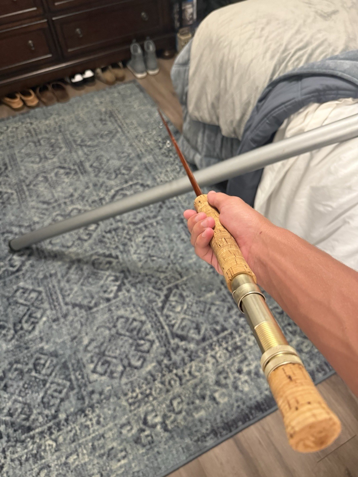 Orvis Battenkill 9 Ft 9wt 2 Piece With Both Tips Bamboo Fly Rod With Case