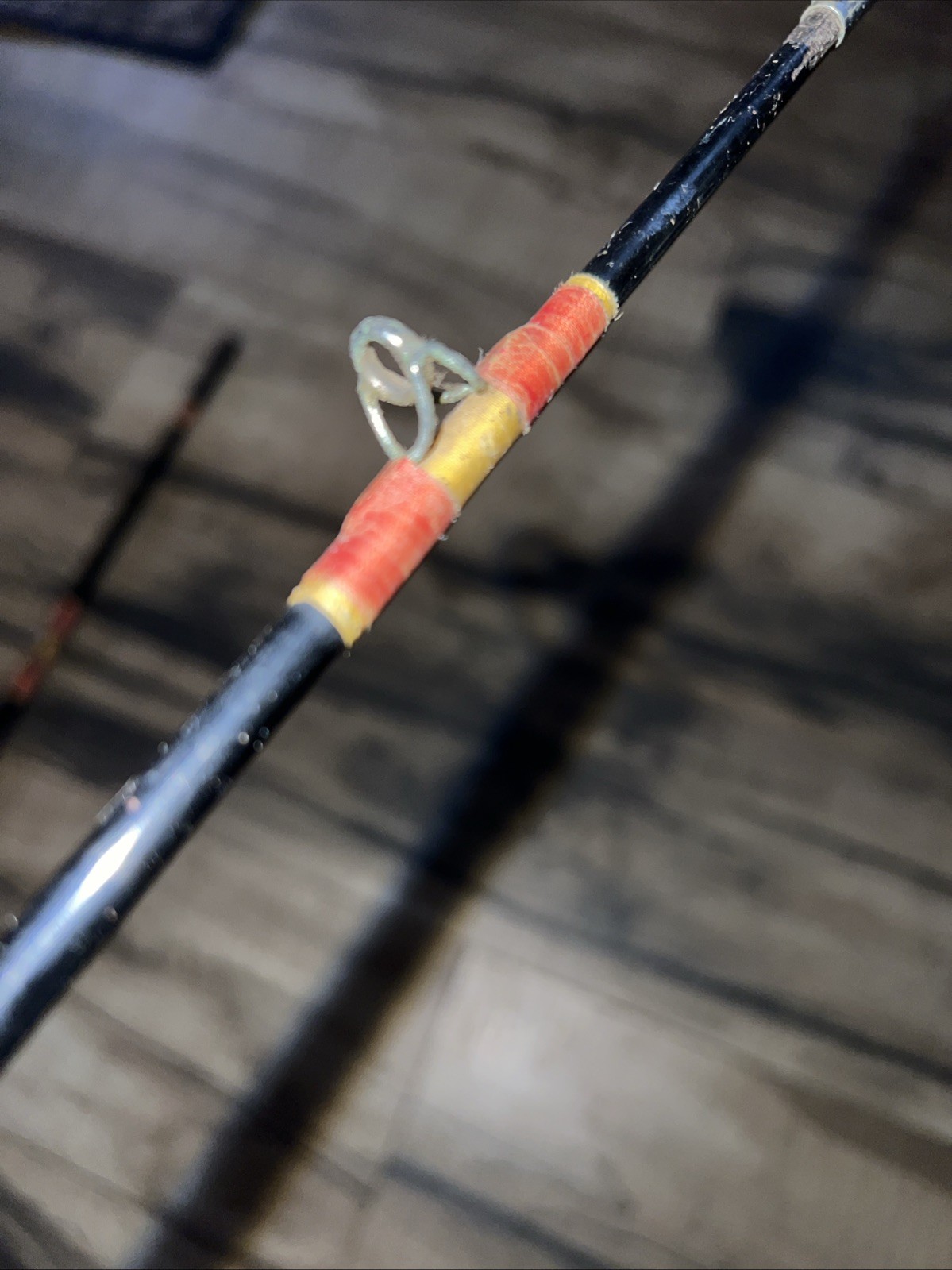 Vintage HARNELL 830 2pc Fishing Rod With Cork Handle 7’6” USA 20lb Line