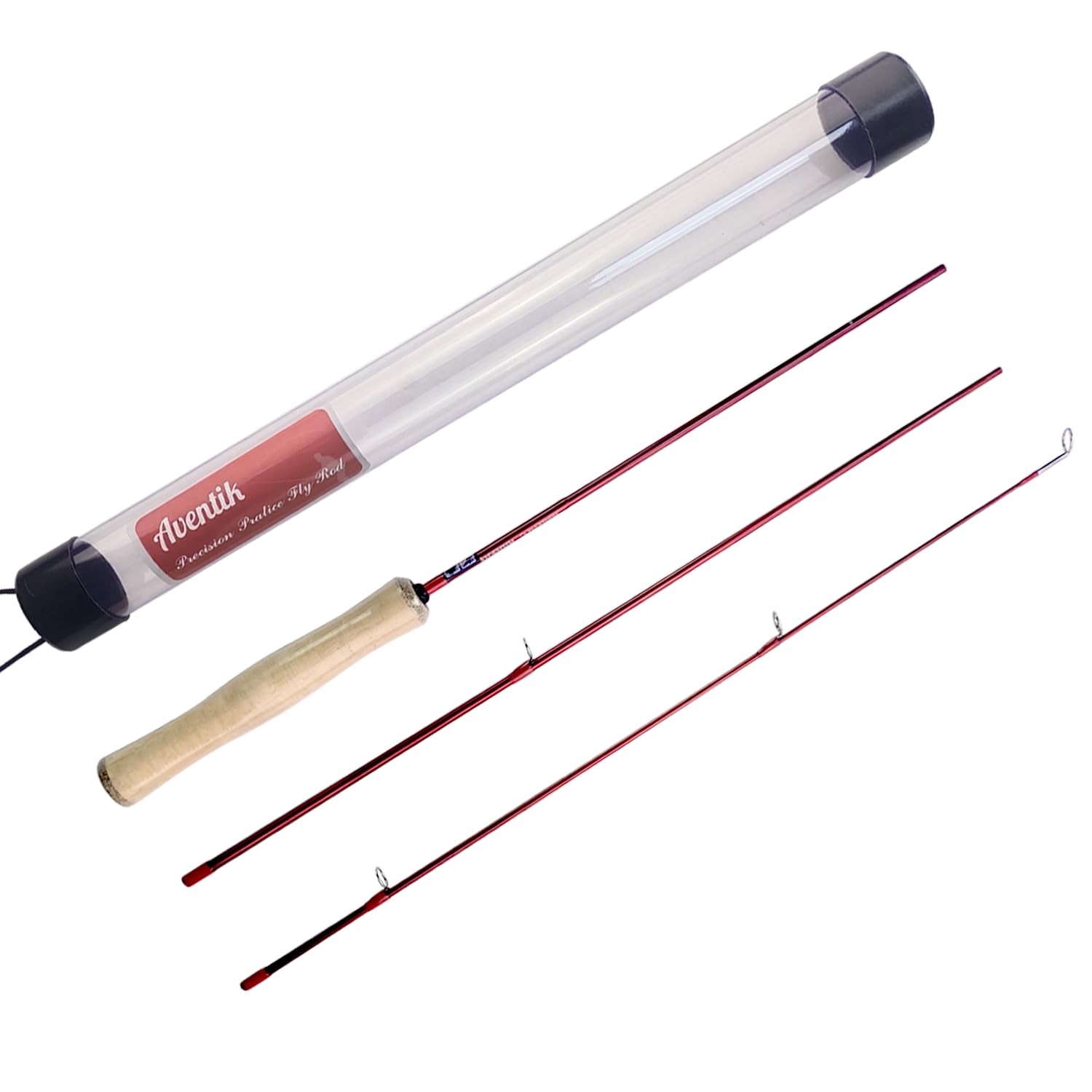 4’0” Practice Fly Rod for Beginners Casting 3 Pieces Game Fly Fishing Rod(wi…