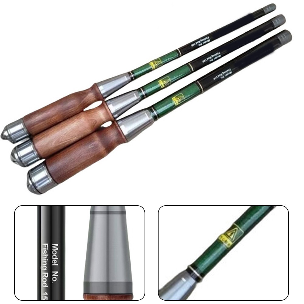 Ultralight Stream Fishing Rod Carbon Fiber Portable with Palm Fit Handle
