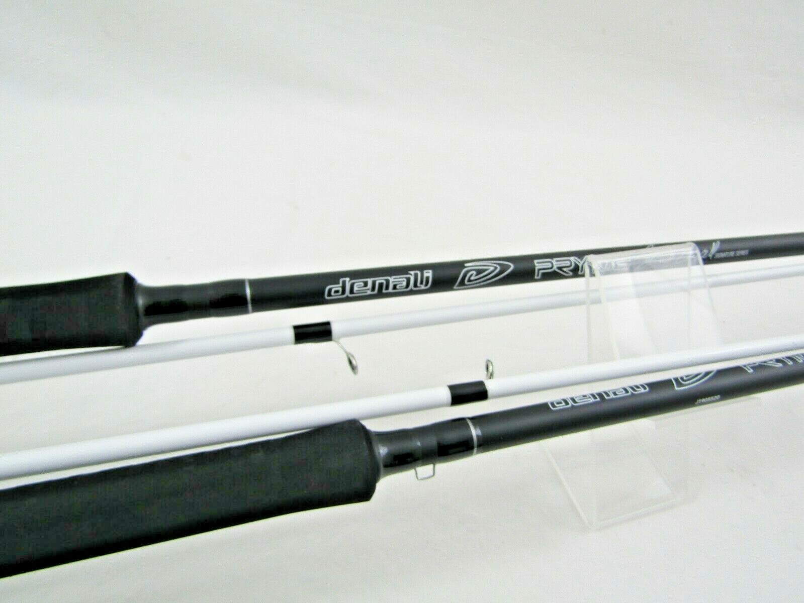 SET OF (2) DENALI NEW SERIES PRYME 12 FT TROLLING CRAPPIE ROD 2 PIECE P1201TR