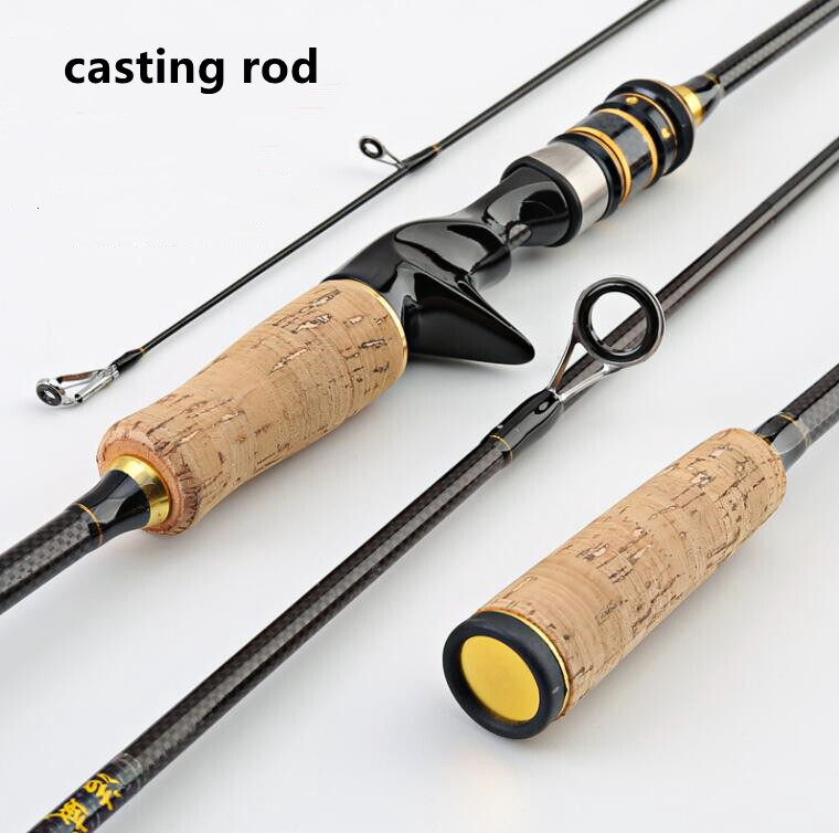 1.65M/1.8M Lure Fishing Rod Casting/Spinning Fishing Rod Carbon Fiber Pole Trout