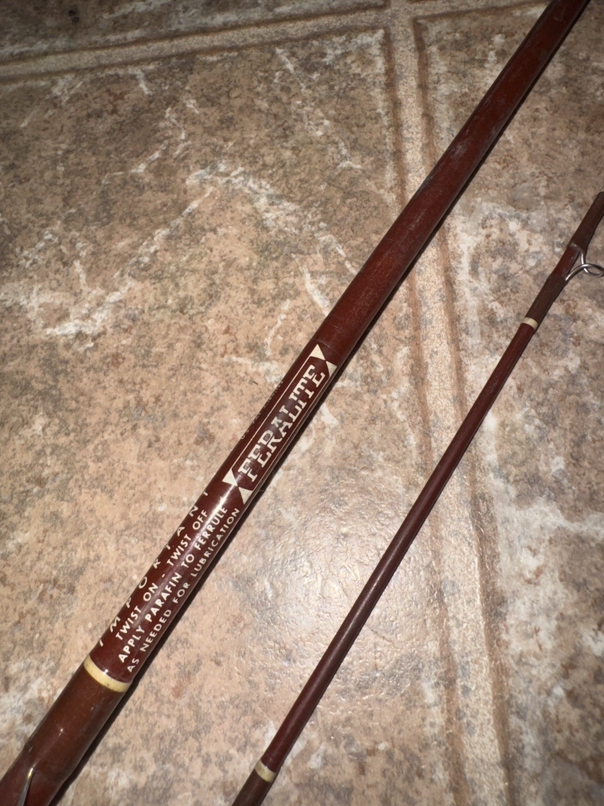 Vintage Fenwick Feralite H 59258 FF85 8-1/2’ 4-1/8oz 2pc Fly Rod