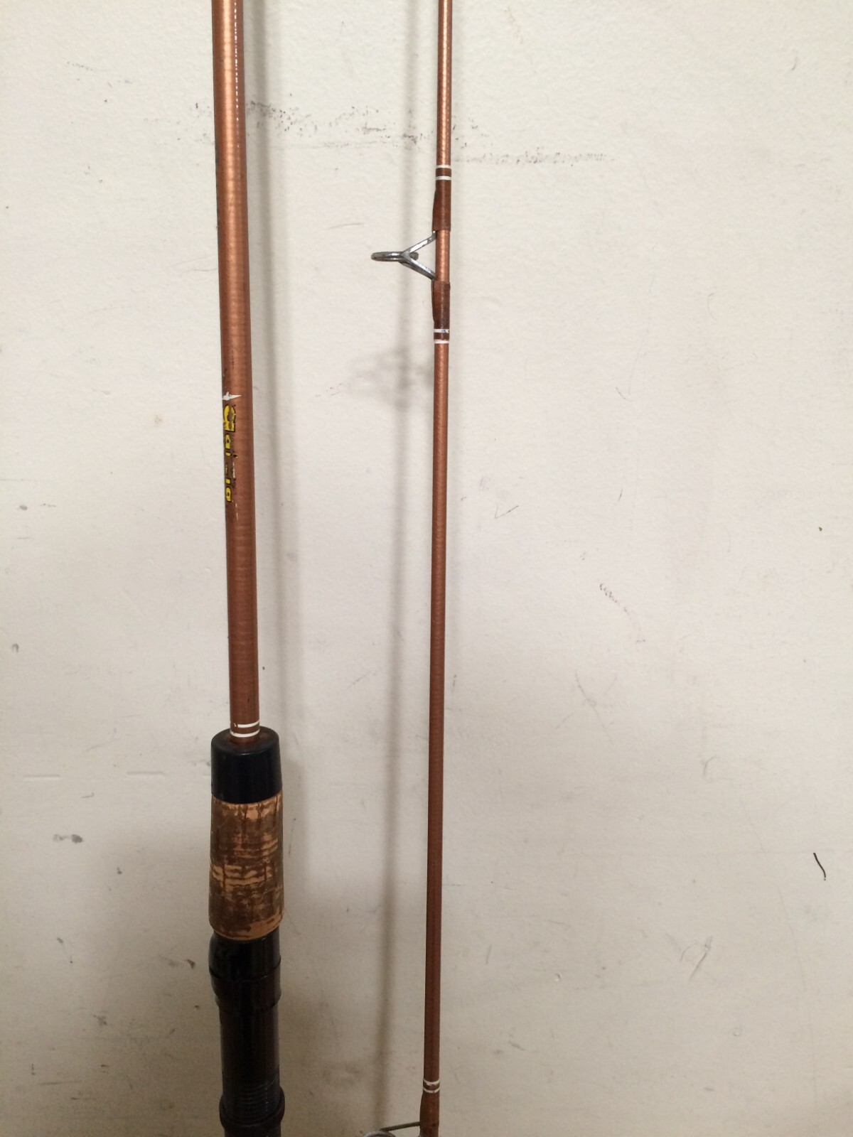 VINTAGE 6.5′ Garcia Conolon Spinning Rod 2pcs #9320 +Long Cork Lt Action w/sock