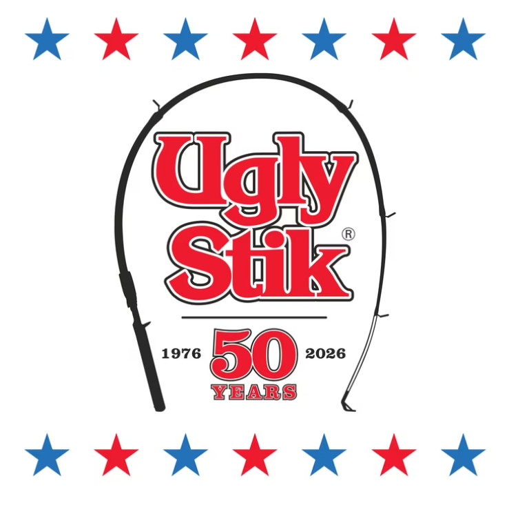 Ugly Stik 50th Anniversary 6’6″ Medium Spinning Combo with 35 Size Reel