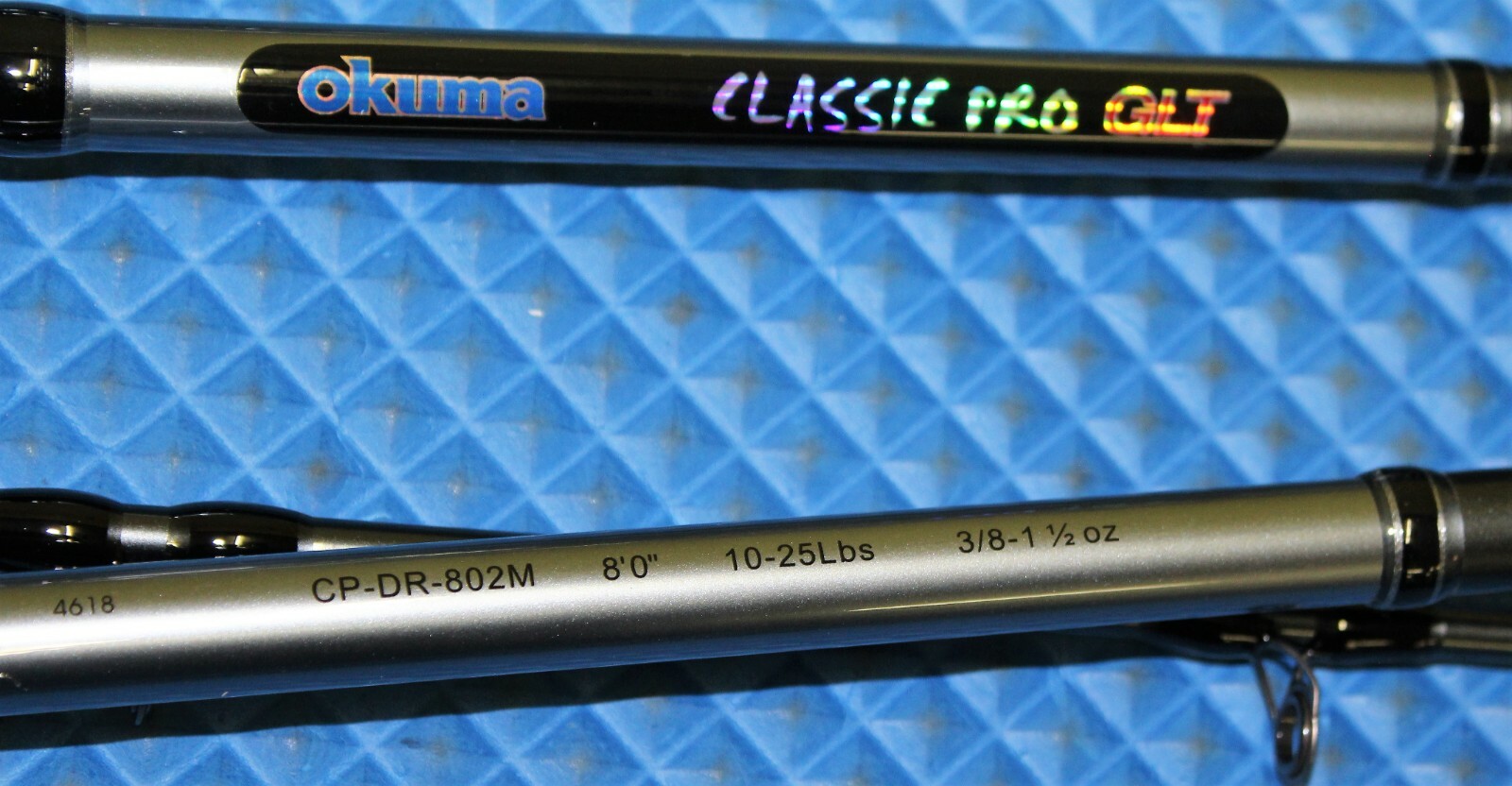Okuma Classic Pro GLT Downrigger Rods CP-DR-802M 4-Pack