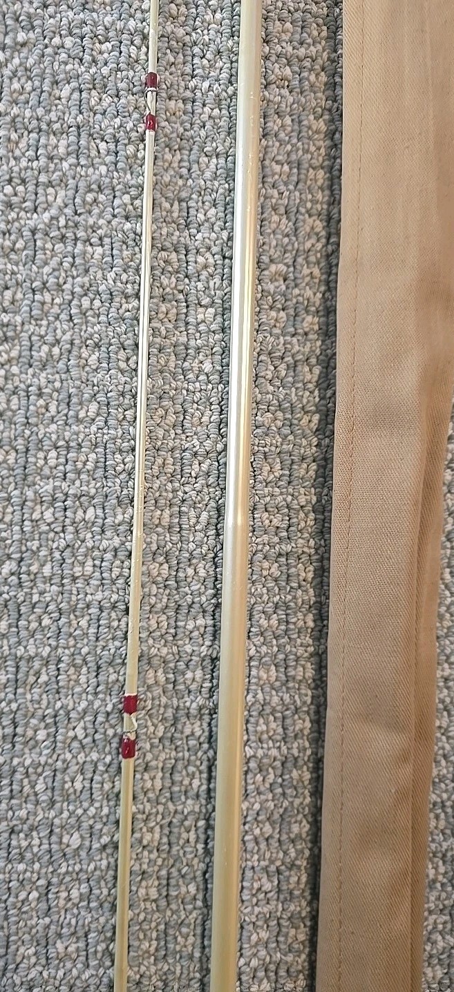 Outstanding Union Hardware Pearl 8 1/2′ metal fly rod