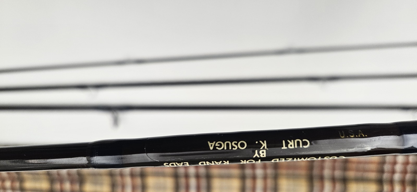 St Ctoix PTF-8045 Fly Rod 8′ 4/5 Weight Customized for Mr Eads by Curt Osuga