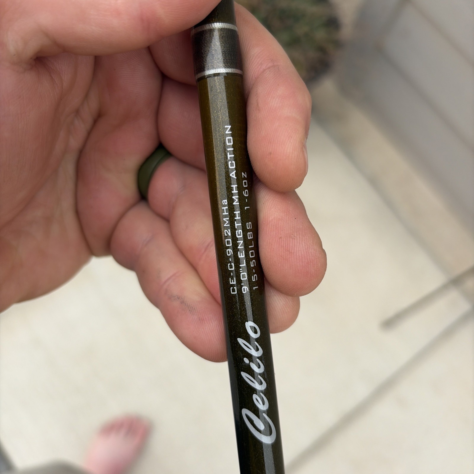okuma celilo casting Rod. 9ft 25pce 15-50lb Rod