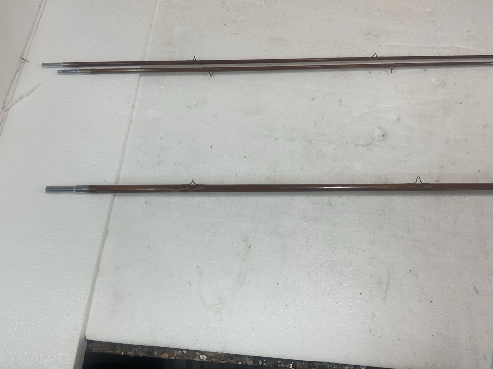 Vintage Southbend Bamboo 9’ Fly Rod # 47-9 3 Pc Set W/ Carrier Tube