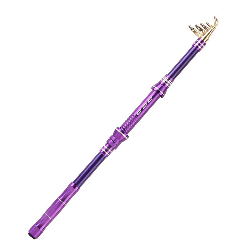 Telescopic Fishing Rod Carbon Fiber Spinning Rod Saltwater Fishing Pole 1.8-3.0M
