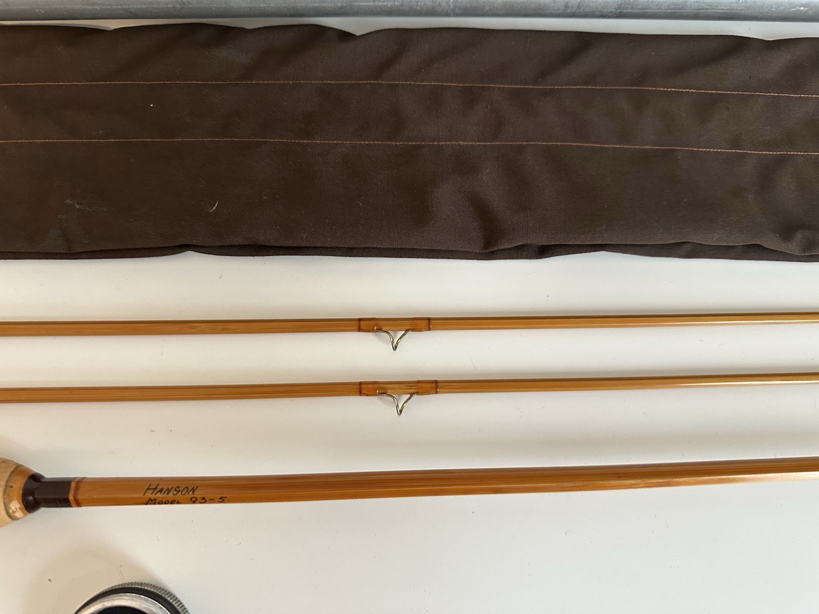 Leon Hanson 7’6” 5wt 2/2 Bamboo Fly Rod – Solid Built