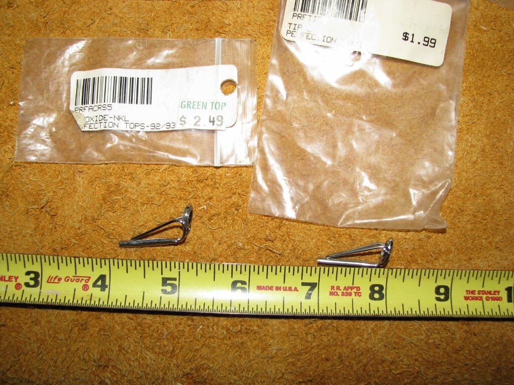 Six Perfection Rod Tips 3 – No. 6 and 3 – 92/93 – New Old Stock
