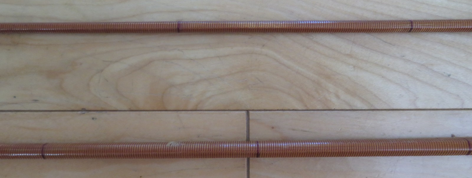 Vintage Crown Japanese 8′ Bamboo Fly Fishing Rod Set w/ Crown Brand Box & Gear