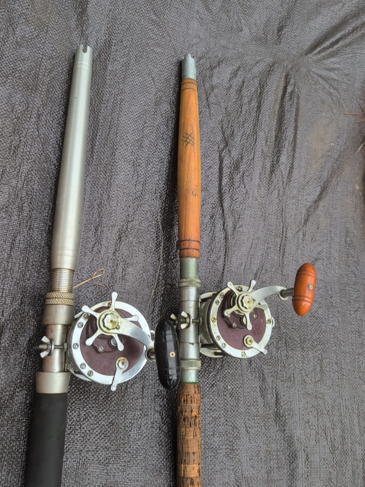 Vintage Star Rods Handcrafted Big Game Stand Up Fishing Rod 30-80 LB Lot Of 2