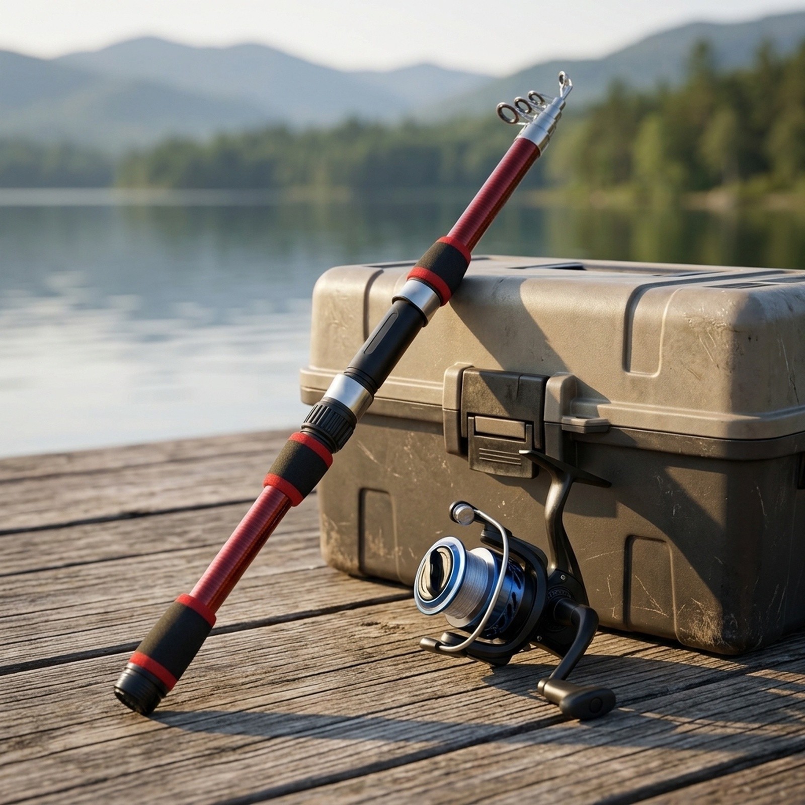Complete Fishing Rod For Combo Telescopic Carbon Fiber 18 Meter Reel Gear Set