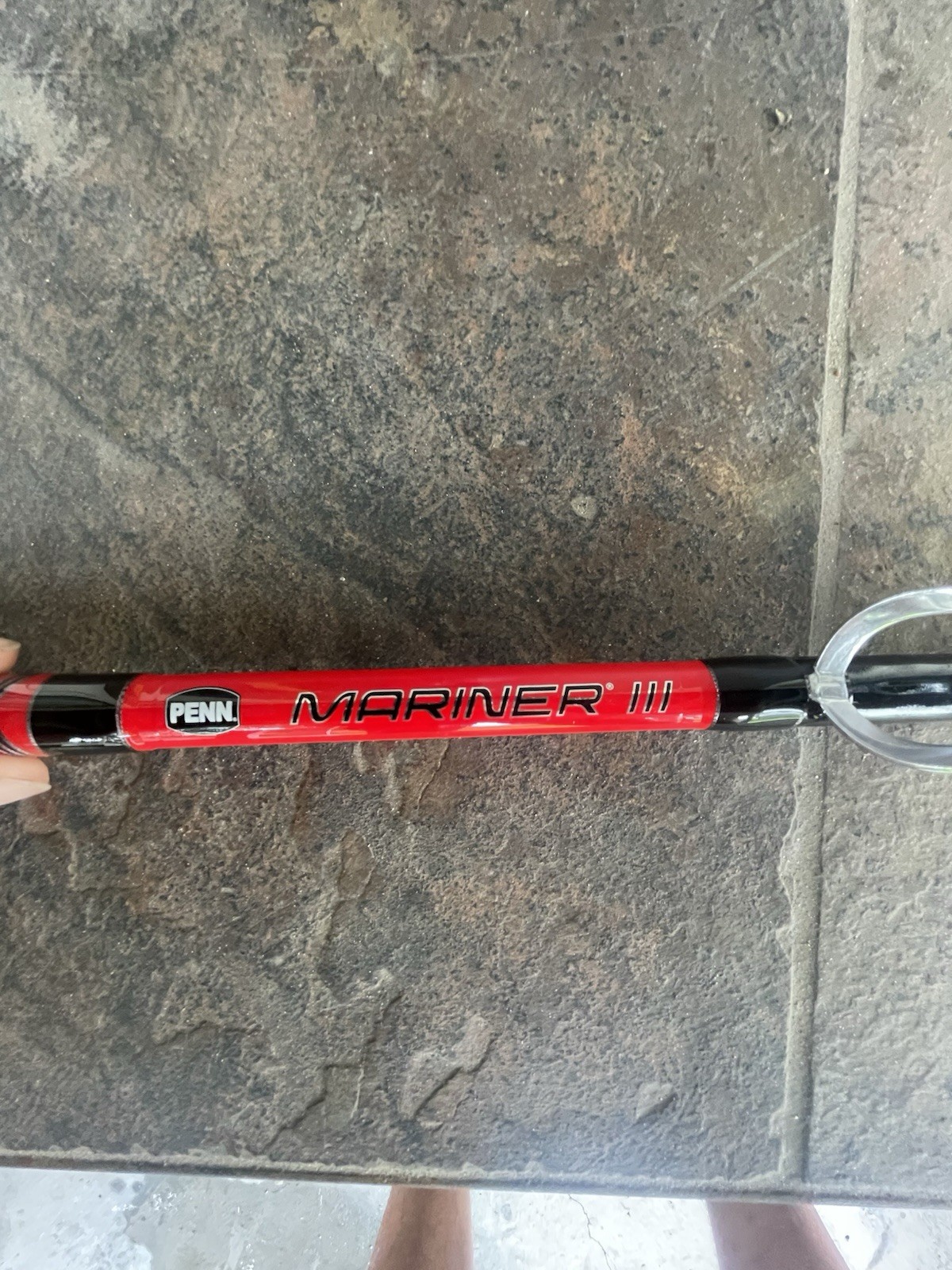 PENN Mariner III Trolling Rod 6ft Med Heavy Mod Fast 30-50lb Black/Red