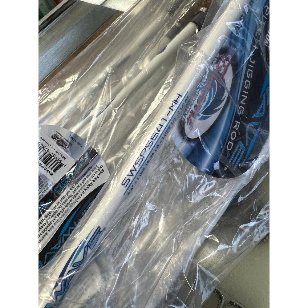 Tsunami Slim Wave White Jigging Spinning Rods