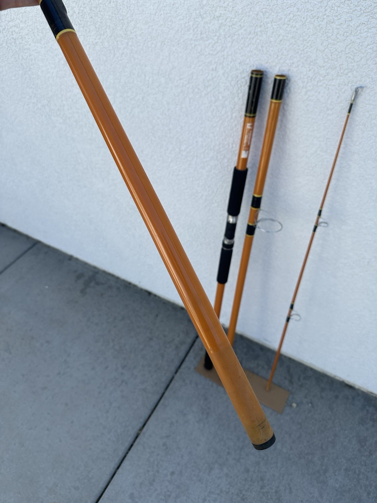 Kencor 415 Line Rate 15-30Lb Tenlew Magnaglas 4 Pc 15’ Fishing Rod Made In USA