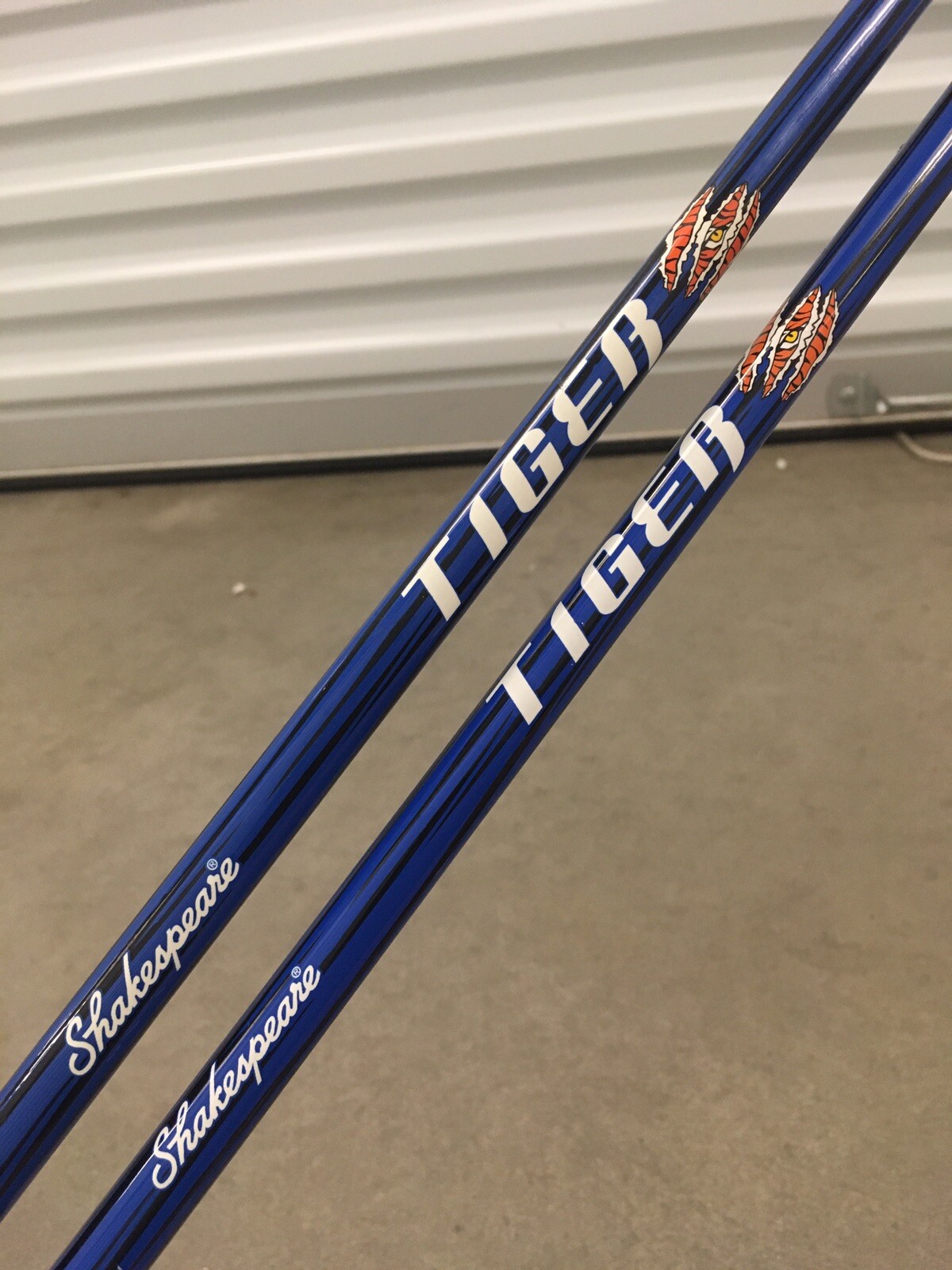 2 Shakespeare Tiger Spinning Rods 7’ Fresh/Saltwater Catfish/Trolling Med BLUE F