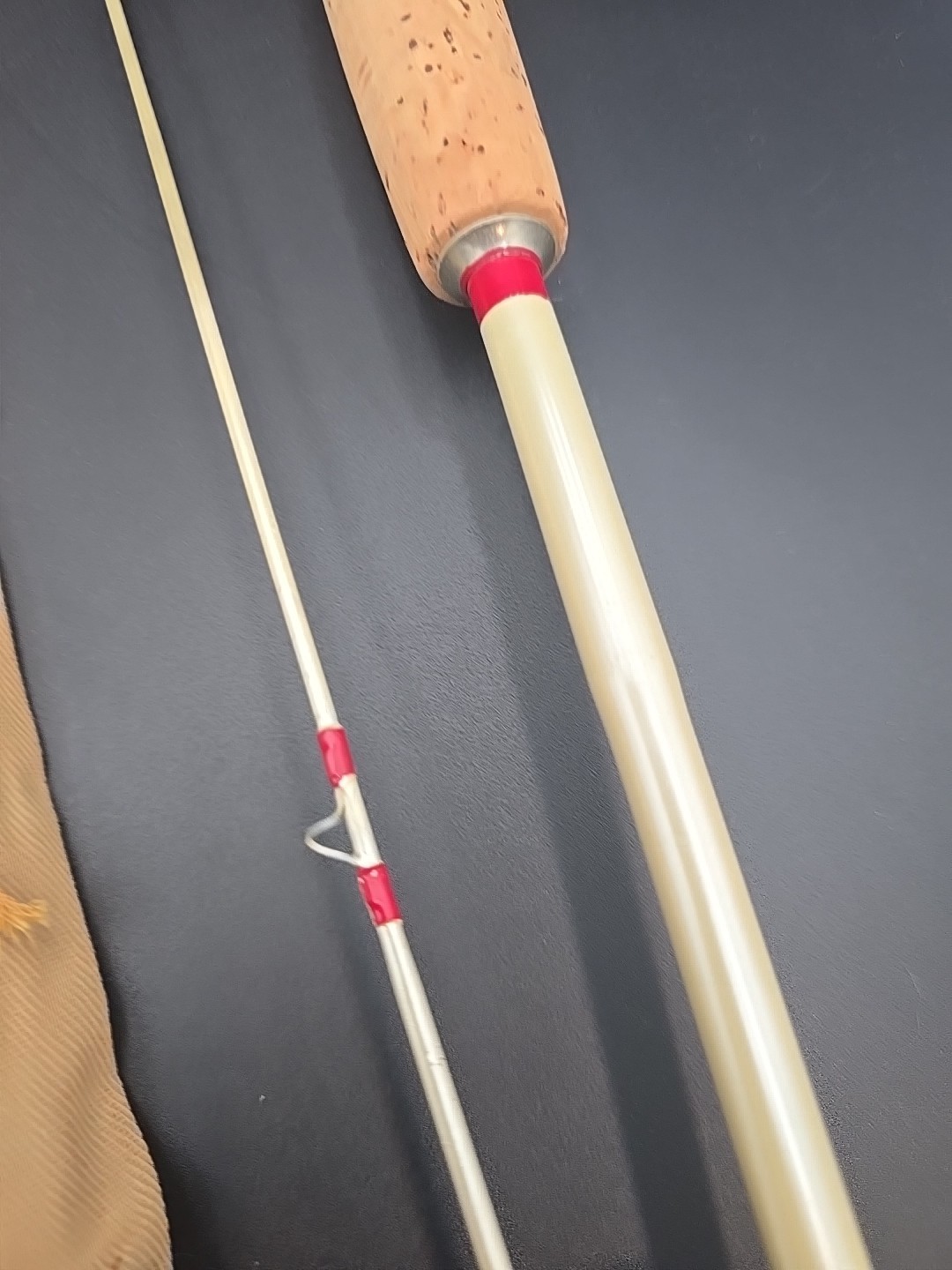 Outstanding Union Hardware Pearl 8 1/2′ metal fly rod