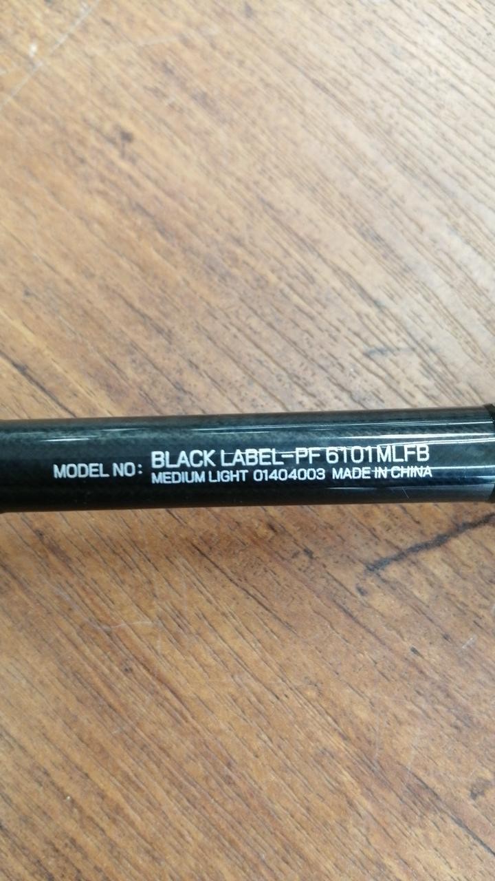 Daiwa Black Label BL-PF6101MLFB Bass Fishing Rod 6’10” (208cm) Medium Heavy
