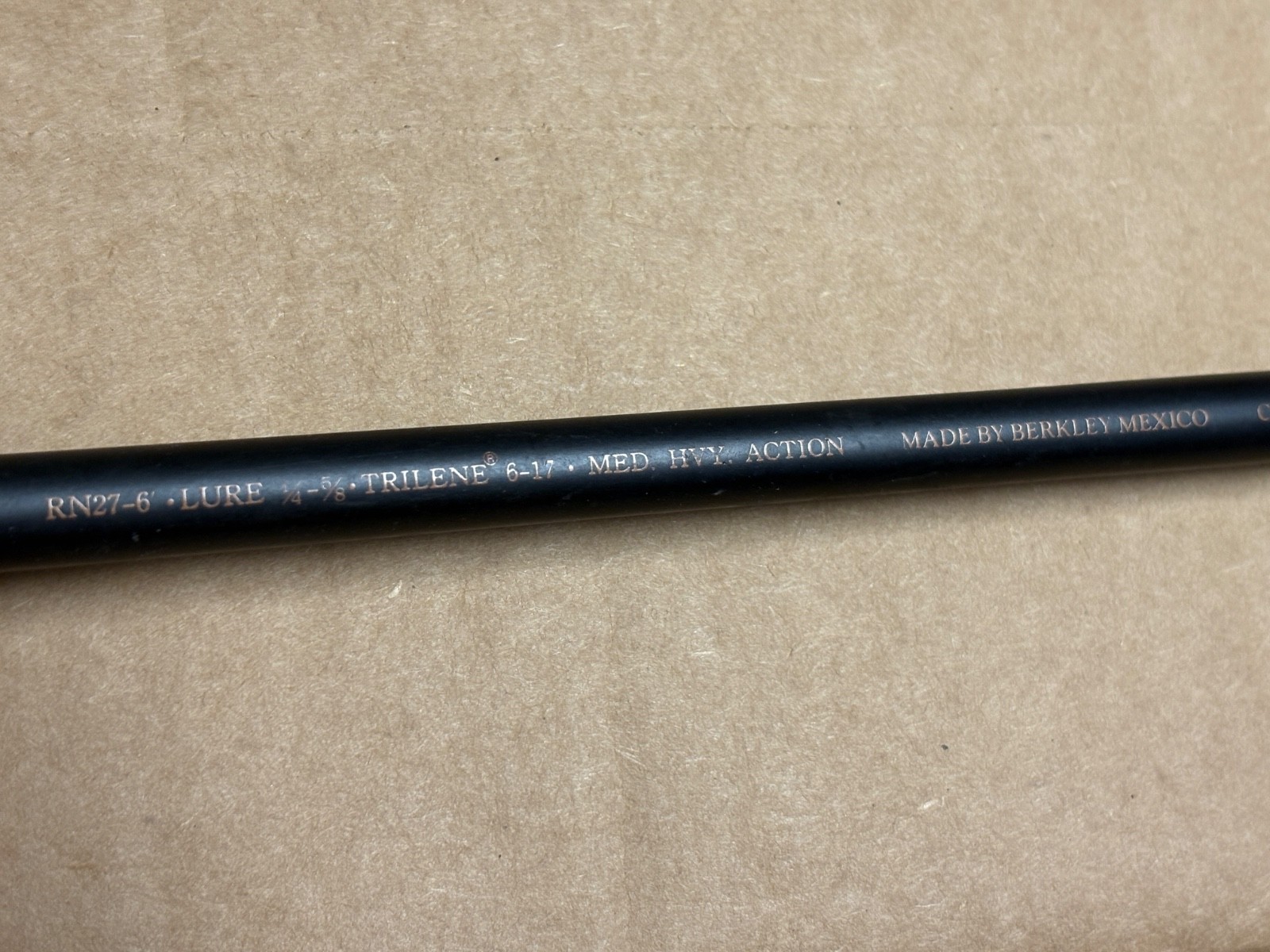 Fishing Rod Lot of 2 Berkley Rough Neck Medium Heavy Quantum Vantage 6′ 1 Piece