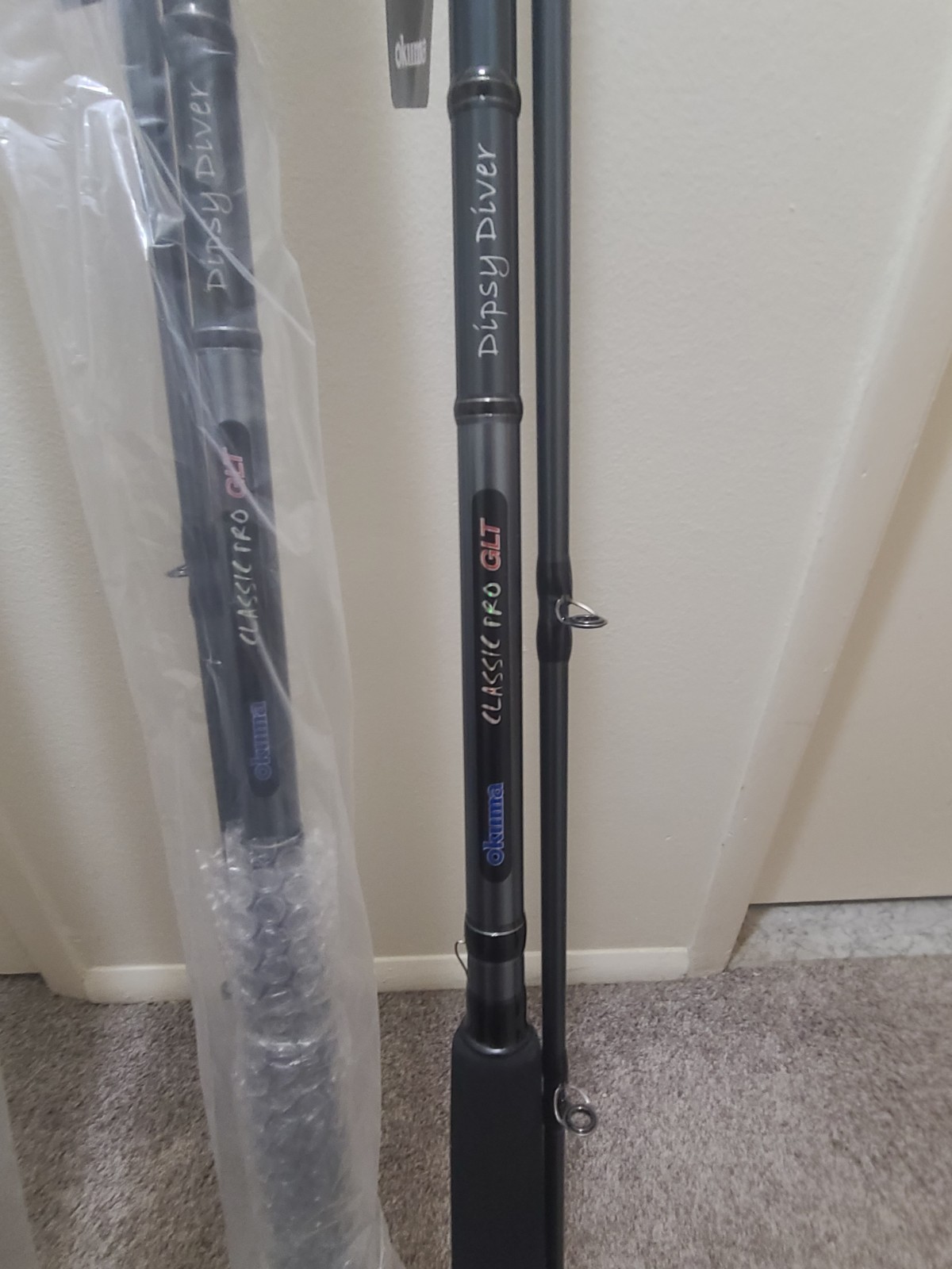4 Okuma Glt Classic Pro 10′ Salmon Trolling Rod