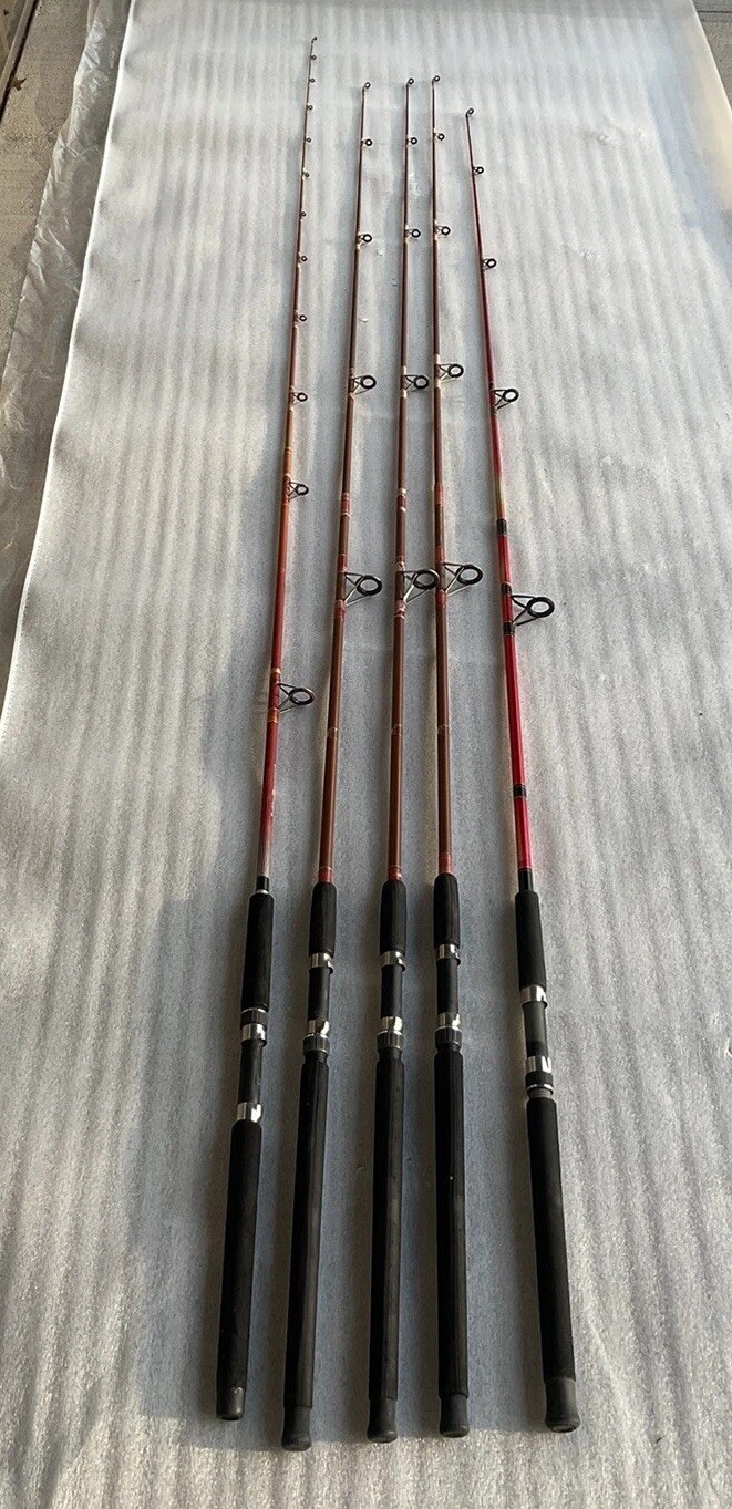 Lot Of Bait Casting Rods Abu Garica Max Special Berkley Cherrywood